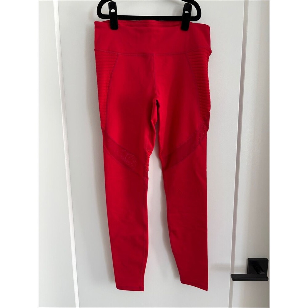Fabletics Red High-Waisted Leggings